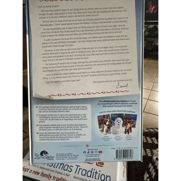 The Elf On The Shelf Boy New in Box with Brown Eyes, Book - Picture 8 of 11